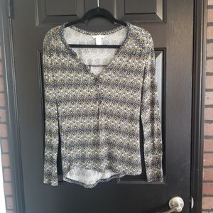 Multicolored Womens Long Sleeve